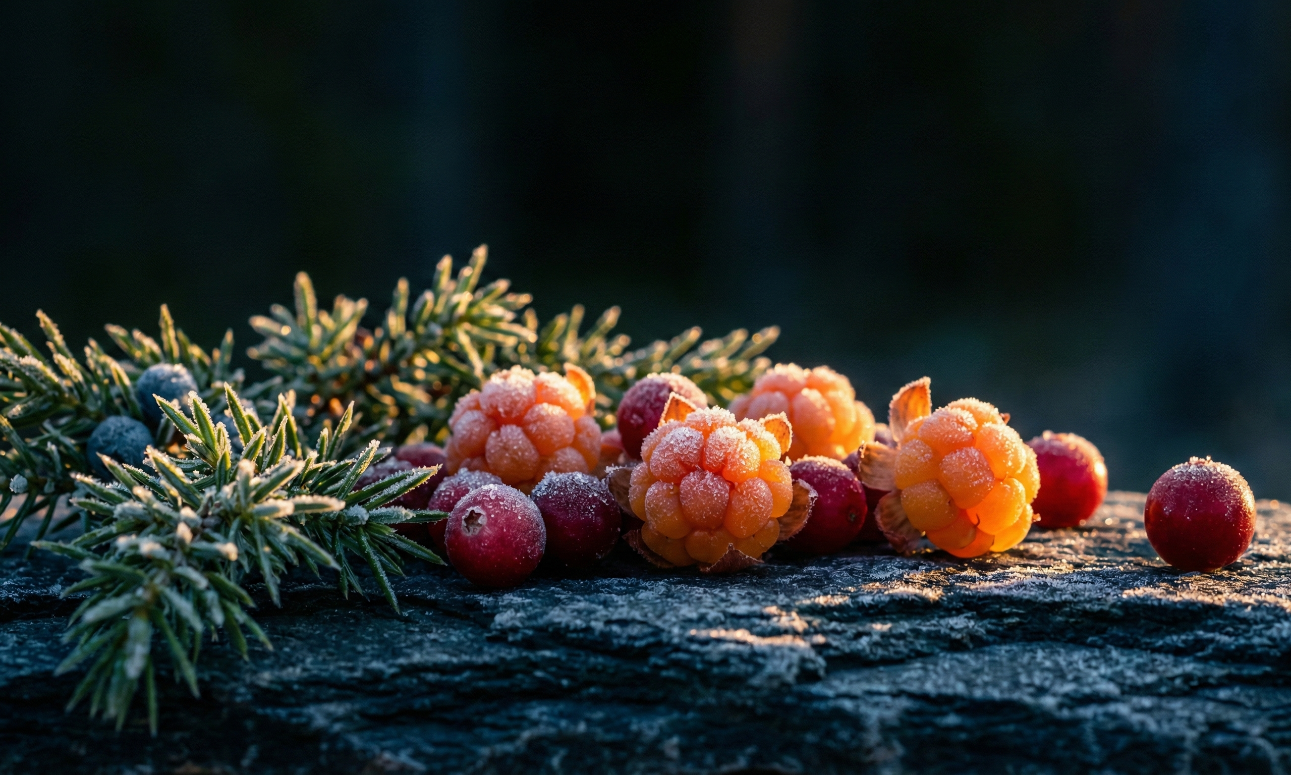 Pohjoinen valo ja marjat